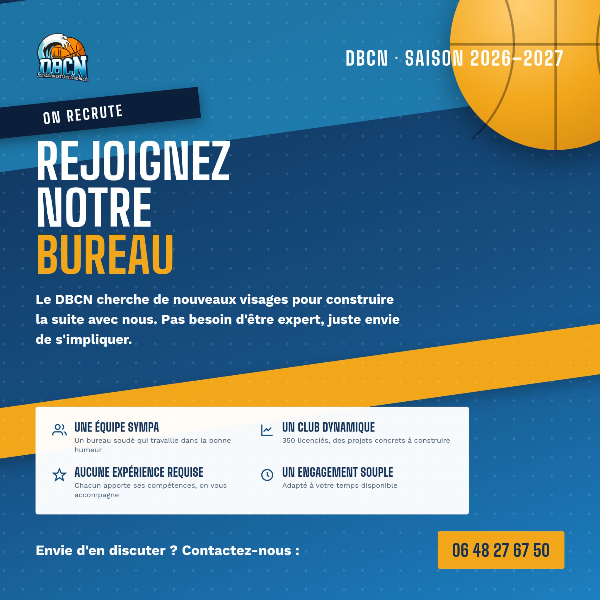 Photo de présentation de l'article : Rejoignez le bureau du DBCN